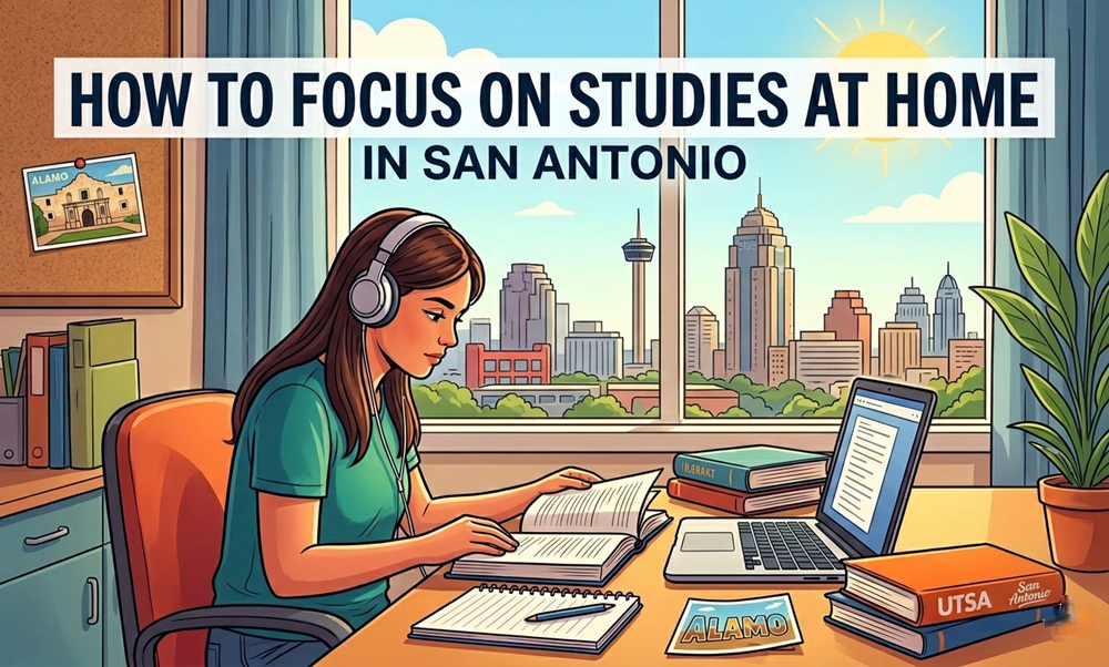 How to Focus on Studies at Home in San Antonio